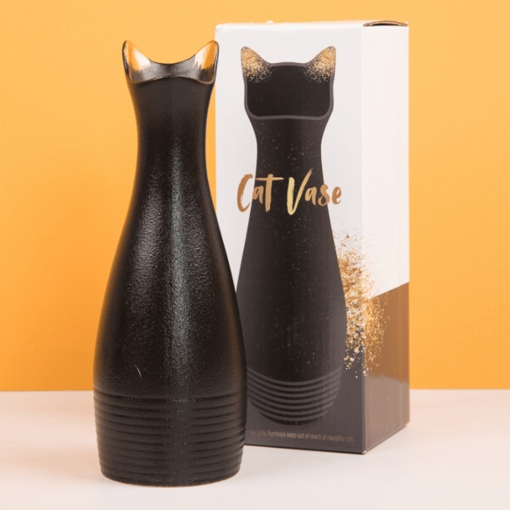 Catbox Cat Vase